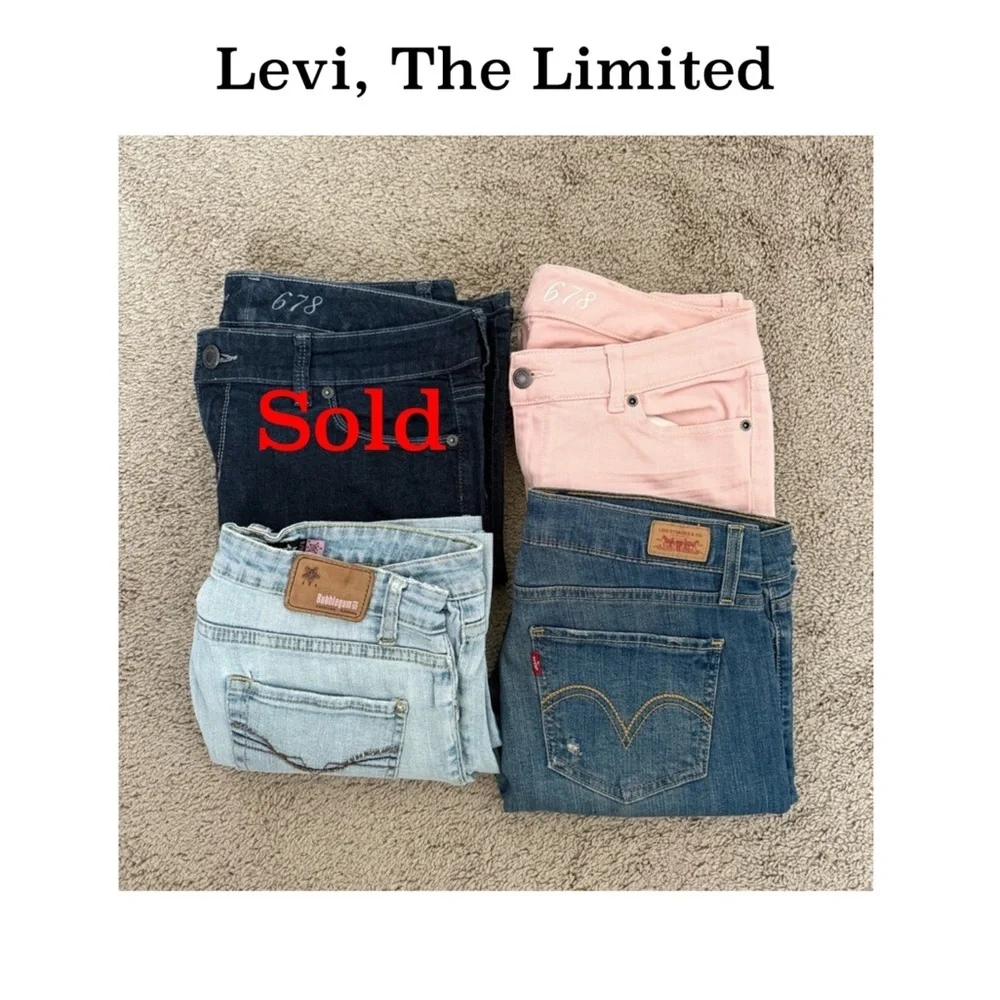 Denim Jeans Pants Bundle Levi's Women's Jeans The Limted